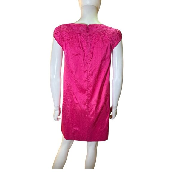 CALYPSO St. Barth Dress Silk Pink Slip Dress Cap Sleeve A Line Size S EUC - Picture 4 of 7